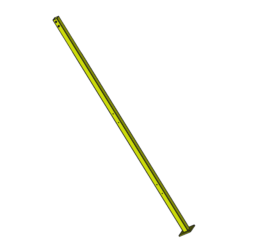 NAAMS Metric Fence Post APF543M