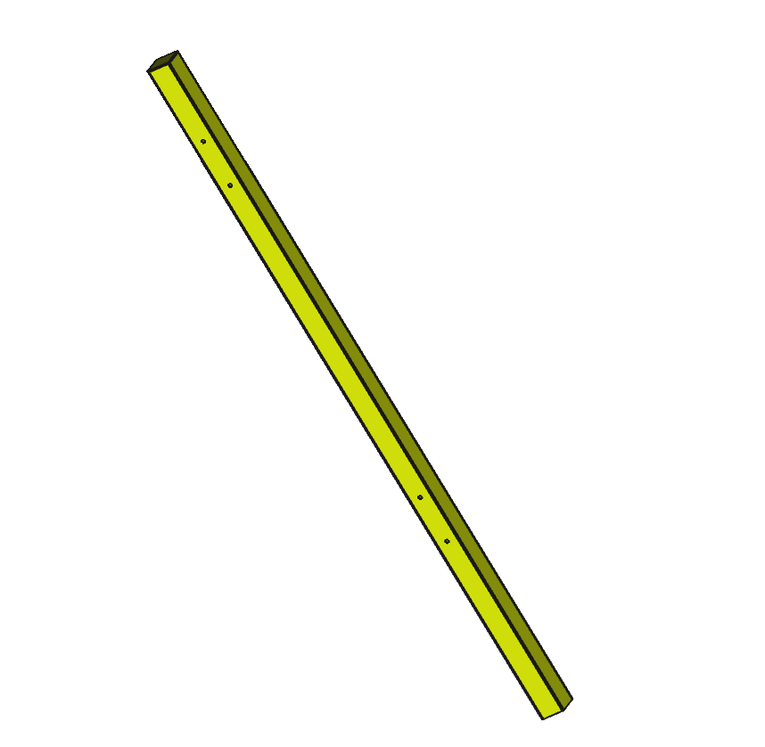 NAAMS Adjustable Fence Post APF549M