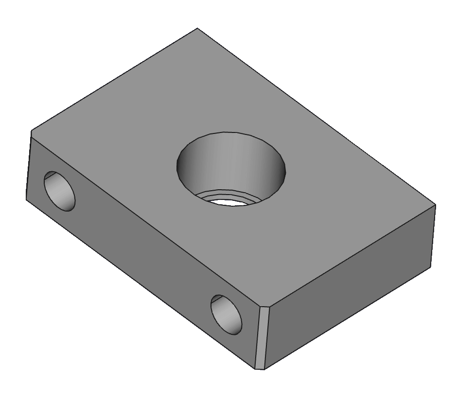 NAAMS Trunnion Block 32mm Bore ACT140