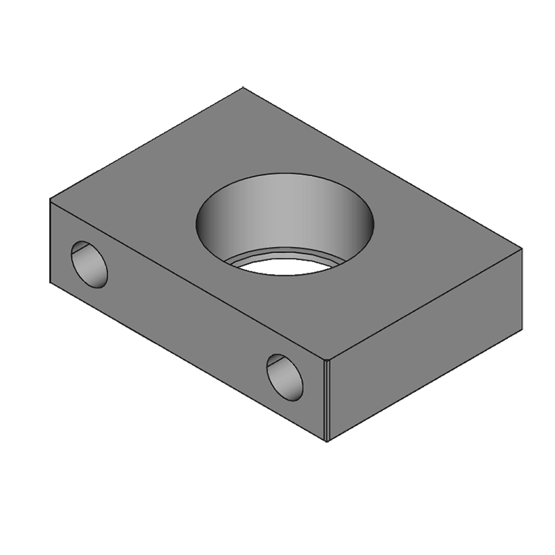 NAAMS Trunnion Block 32mm Bore ACT141