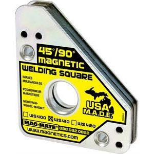 Industrial Magnetics MAG-MATE® Magnetic Welding Square with Covered Magnet Holds 75 Lbs. WS410