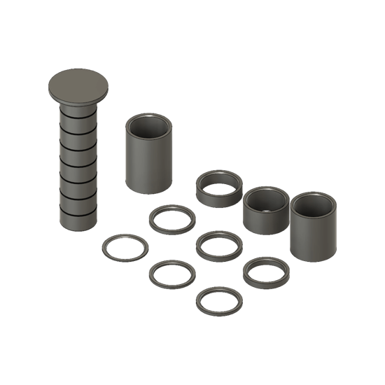 Spacers - Adjustable Set for Modular Welding Tables