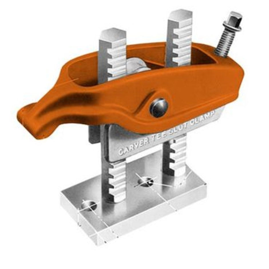 Carver Clamps T400-2 T Slot Standard Duty Head Unit