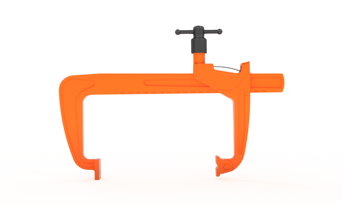 Carver Clamps T321-10 Standard Duty Long Reach 250mm Rack Clamp