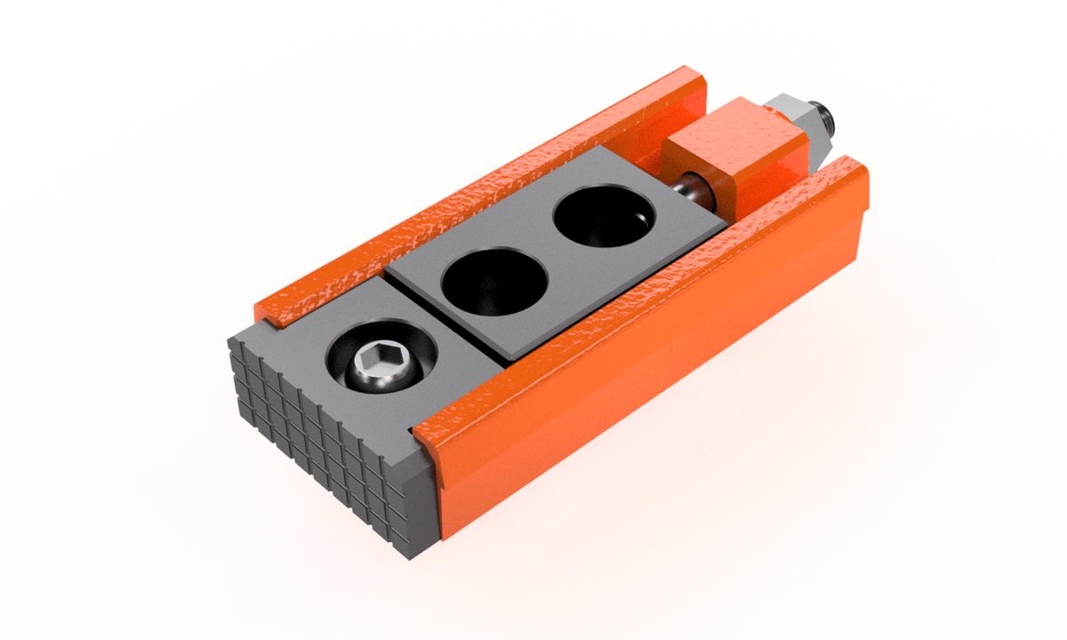Carver Clamps T500-1 Machine Vice Low Profile Moving Abutment