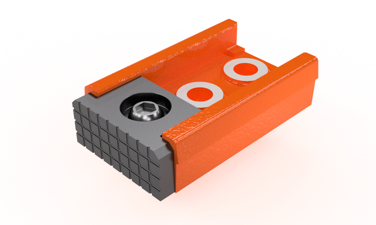 Carver Clamps T500-2 Machine Vice Low Profile Fixed Abutment