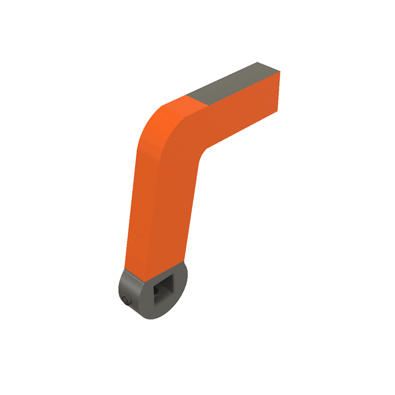 NAAMS ACA3043-25-22-10-P Power Clamp Arm - Customized ACA043M with 10mm Dowel Holes