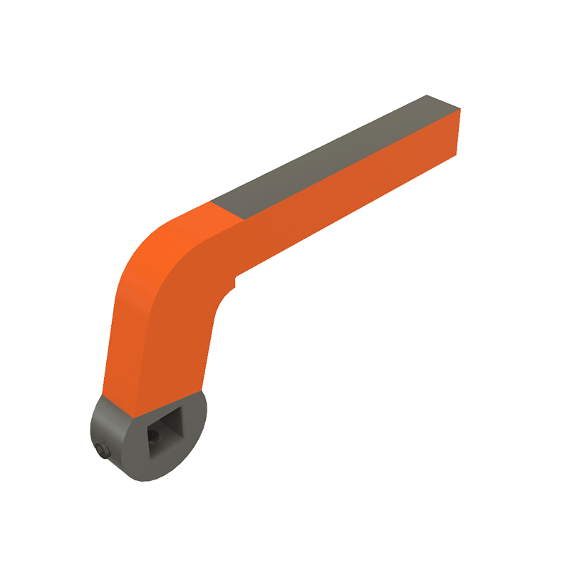 NAAMS ACA3156-32-30-10-P Power Clamp Arm - Customized ACA156M with 10mm Dowel Holes