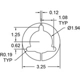 NAAMS Spacer DSCP080-E320