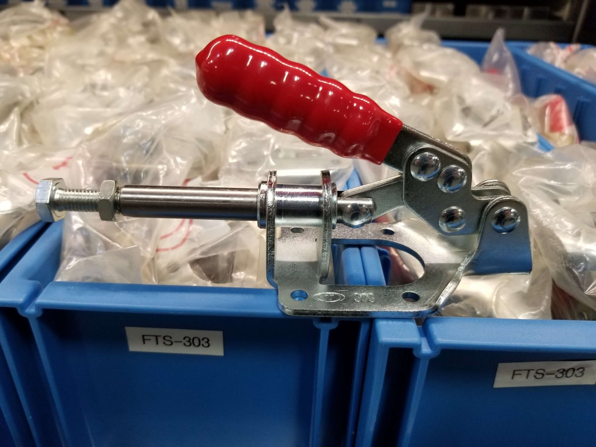 FTS-303 Pull/Push Fast Horizontal Toggle Clamp w/ Ribbed Handle