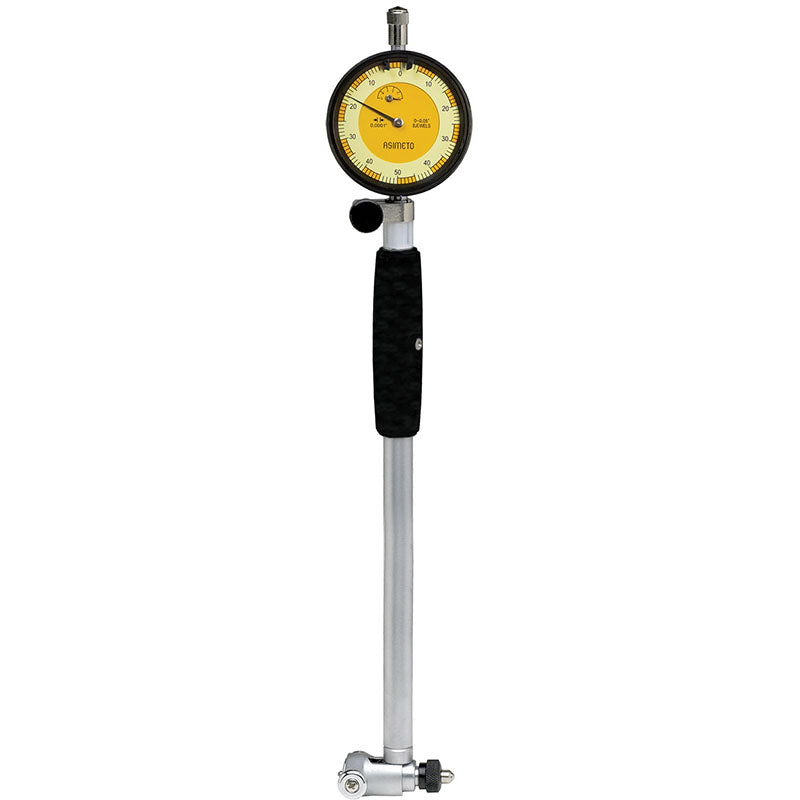 Asimeto 7483111 0.24" - 0.4" x 0.0001" Dial Bore Gauge With Fixed Anvil