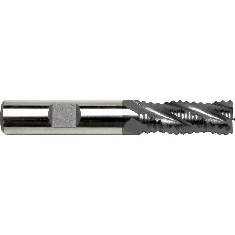 Sowa High Performance 1/2 x 3-1/4 OAL 4 Flutes Regular Length Centre Cut Roughing TiAlN Coated Carbide End Mill