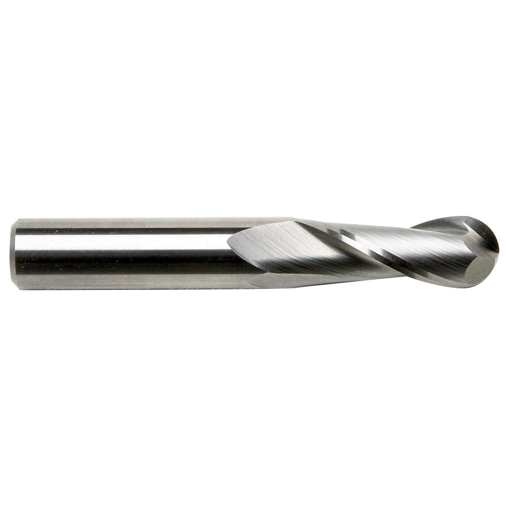 Sowa High Performance 2 x 39mm OAL 2 Flute Ball Nose Regular Length Bright Finish Carbide End Mill