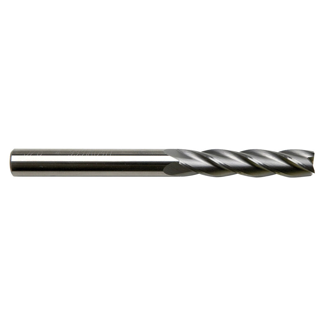 Sowa High Performance 1/8 x 3mm OAL 4 Flute Extra Long Length Bright Finish Carbide End Mill