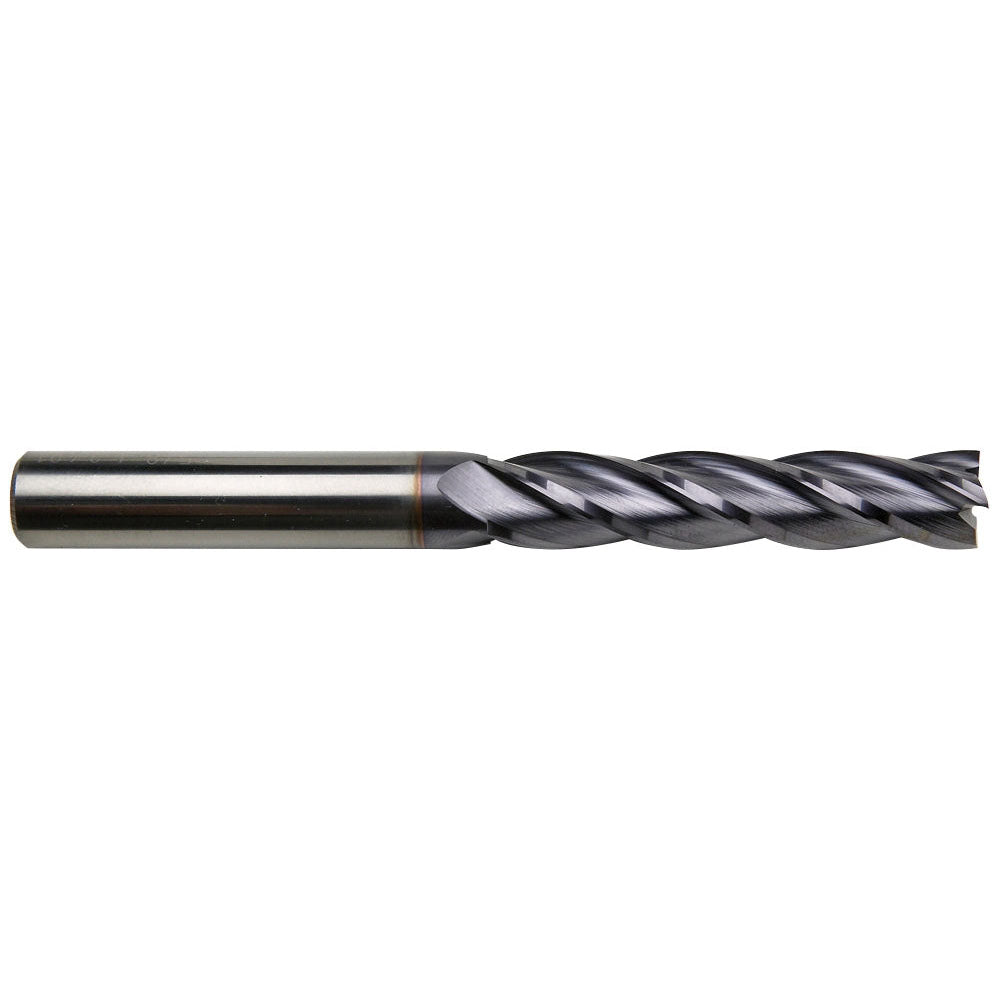 Sowa High Performance 3/8 x 4 mm OAL 4 Flute Extra Long Length TiAlN Coated Carbide End Mill