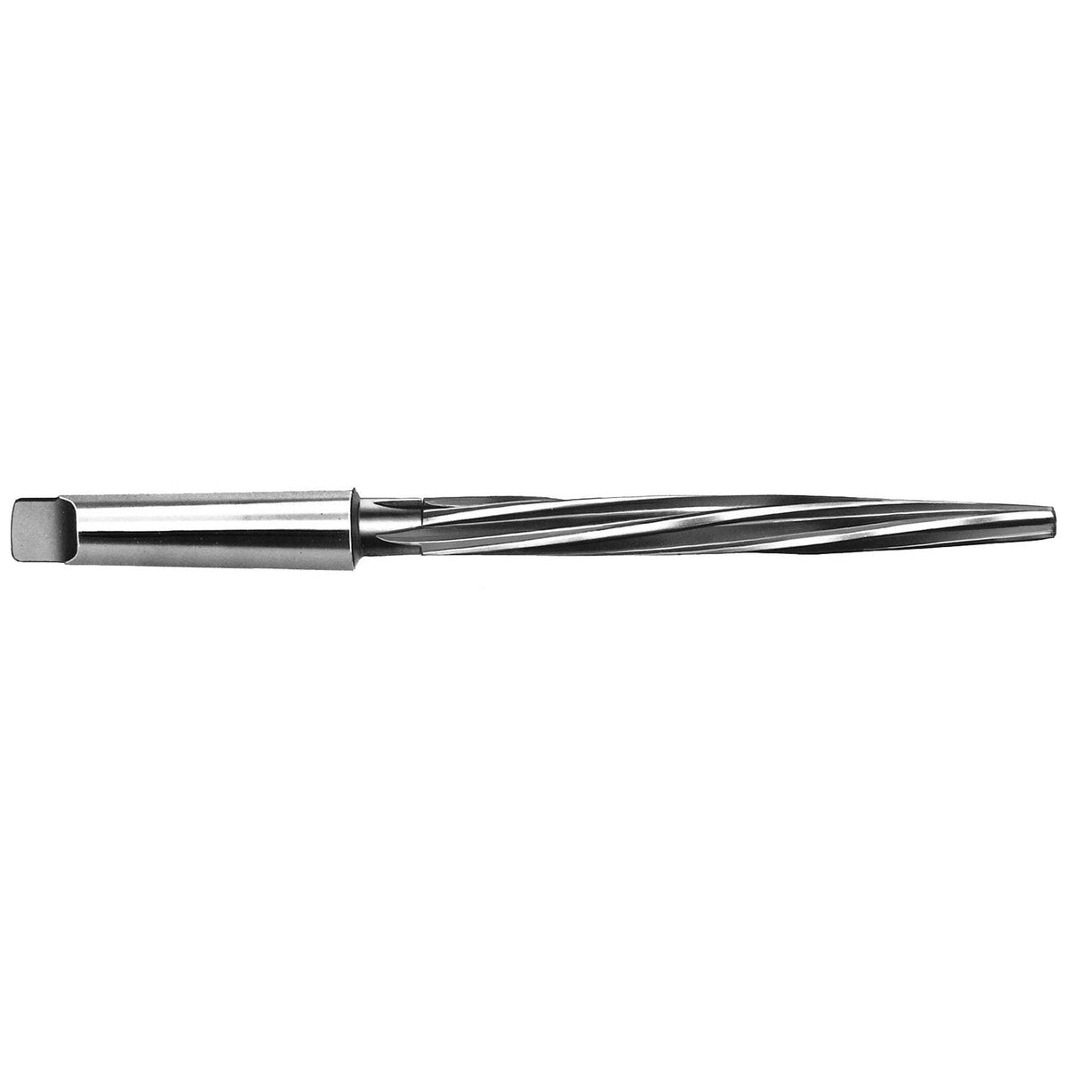 Import 109-370 1-1/4 7-3/8F.L. x 13 OAL MT4 HSS Spiral Flute Taper Bridge Reamer