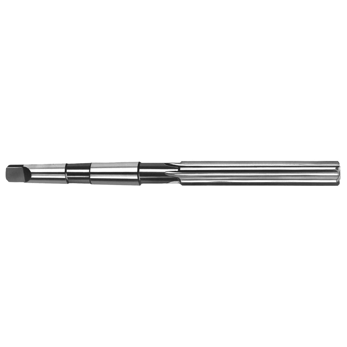 Import 110-590 13/32 2-1/2F.L. x 5-13/16 OAL MT1 HSS Straight Flute Taper Shank Jobber Reamer