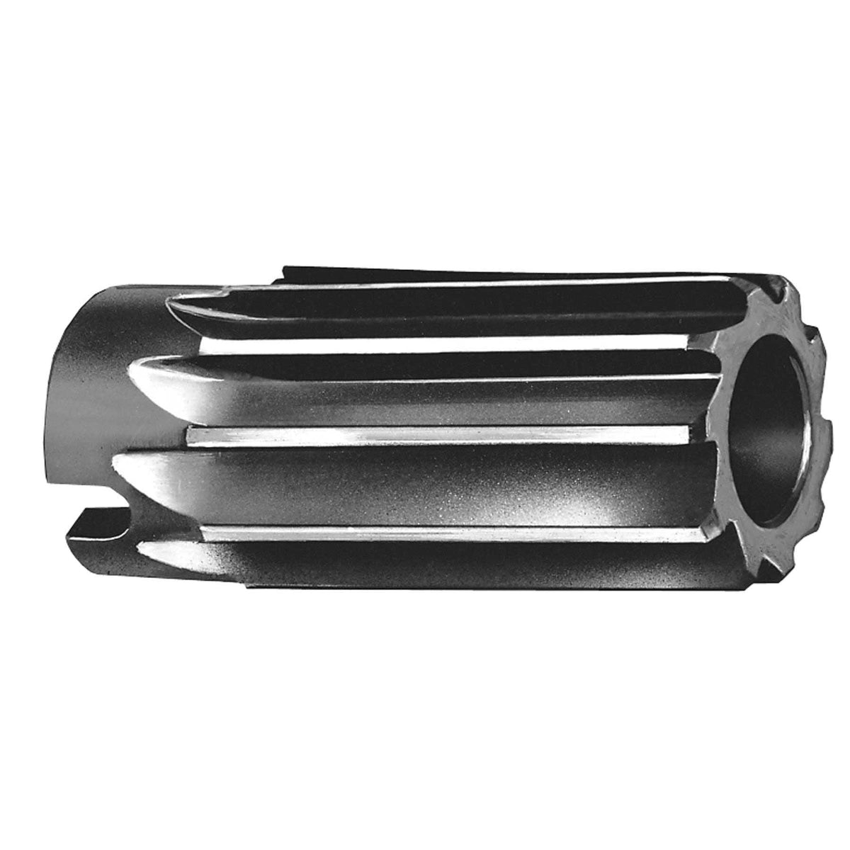 Import 108-125 2-1/4 1-1/4 Hole Dia., 3-3/4 OAL, Arbor #9 HSS Straight Flute Shell Reamer