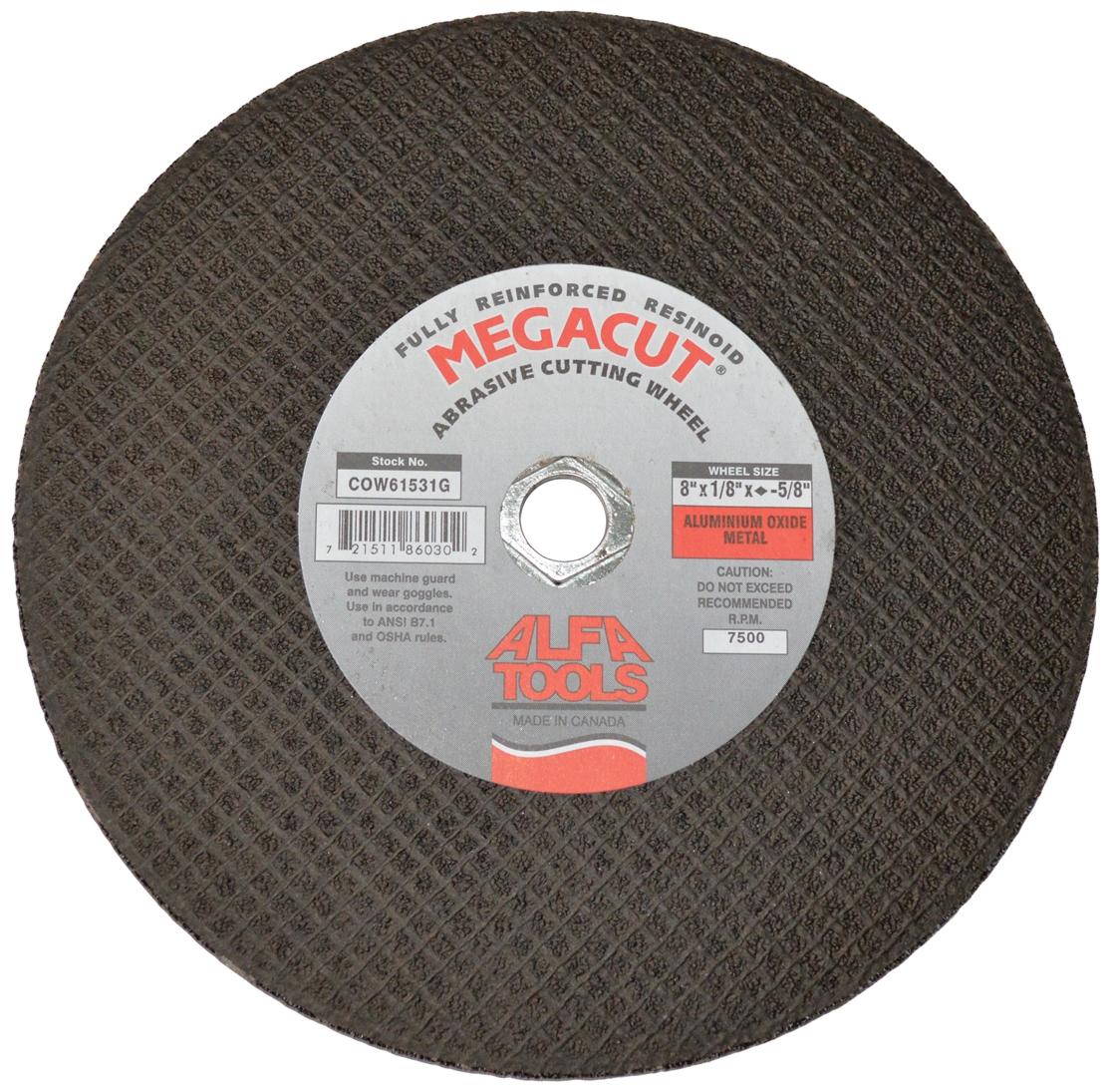 Alfa Tools COW61541G 14 EXT REINFORCED CHOP SAW BLADE - Std Qty Pack 10