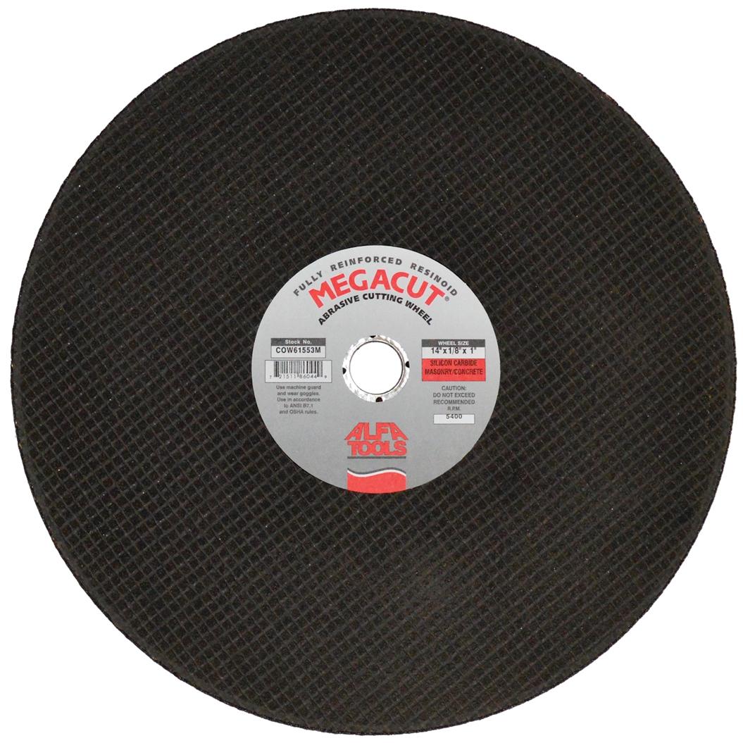Alfa Tools COW61553G 14X1 ALUMINUM OXIDE FOR METAL PORT SAW BLADE - Std Qty Pack 10