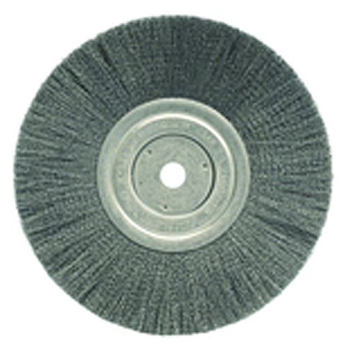 Weiler MK5101775 8" Diameter-5/8" Arbor Hole - Crimped Stainless Straight Wheel