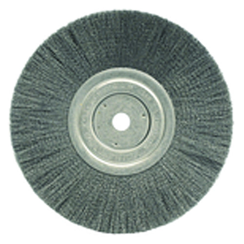 Weiler MK5101805 8" Diameter-5/8" Arbor Hole - Crimped Stainless Straight Wheel