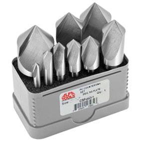 Alfa Tools CSF50570B 5PC SET 90° SG FLUTE COUNTERSINK 1/4-1
