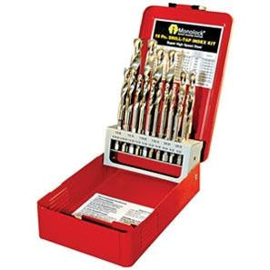 Alfa Tools DTML66120 16 PC COMBINED DRILL-TAP BIT SET