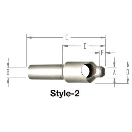 Alfa Tools CD98728 1/2X33/64X1/2 USA COUNTERSINK & DEBURRING TOOL