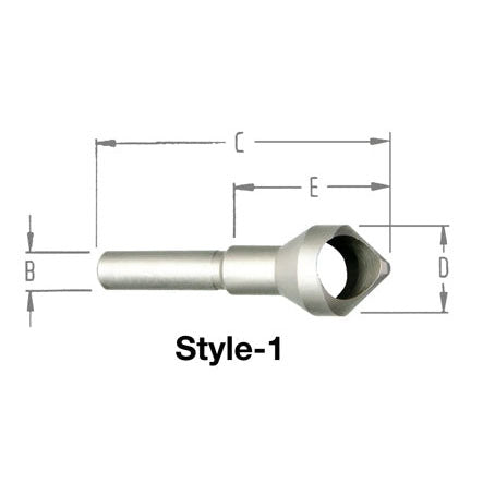 Alfa Tools CD98820 3/16-17/32X1/4 USA COUNTERSINK & DEBURRING TOOL