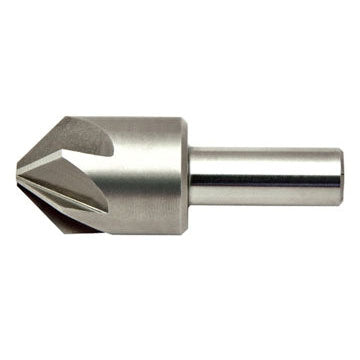 Alfa Tools C6F50551A 5/8 X 1/2 HSS 60° 6 FLUTE COUNTERSINK