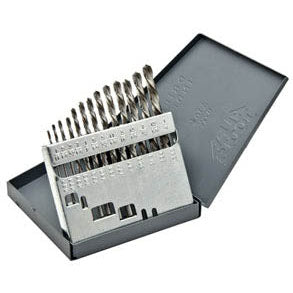 Alfa Tools JDL50193 15PC HSS ALFA USA LEFT HAND JOBBER DRILL SET