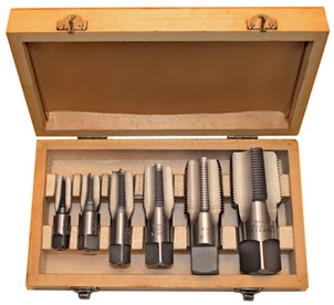 Alfa Tools TDS66006NPT 6 PC . CARBON STEEL NPT PIPE TAP SET