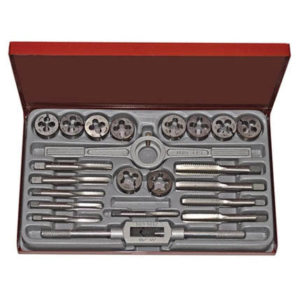 Alfa Tools TDS66022 22PC . CARBON STEEL TAP & DIE SET