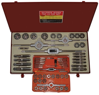 Alfa Tools TDS66064H 64PC HSS TAP/DIE SET