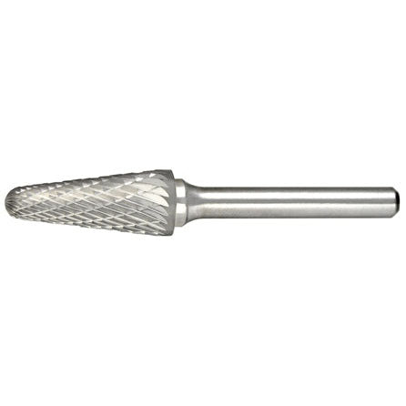 Alfa Tools B71287AD SL-5 CARBIDE BURR TAPER CONE RADIUS DOUBLE CUT