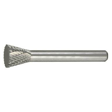Alfa Tools B71280D SN-7 CARBIDE BURR INVERTED CONE DOUBLE CUT