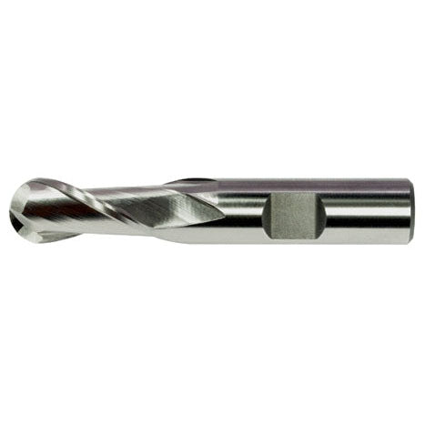 Alfa Tools SEB151377 1/2X1/2 USA HS 2 FLUTE BALL SINGLE END MILL