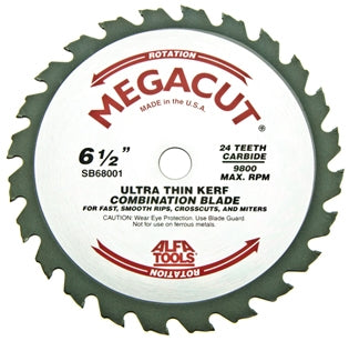 Alfa Tools SB68002 7-1/4X24T ULTRA THN KERF COMBINED CARBIDE TIPPED SAW BLADE