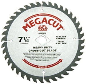 Alfa Tools SB67064 7-1/4X24T HEAVY DUTY COMBINED CARBIDE TIPPED SAW BLADE