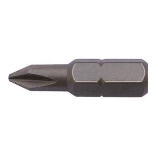 Alfa Tools HSB15803 #2 X 1 X 1/4 HEX PHILLIPS BIT - Std Qty Pack 25