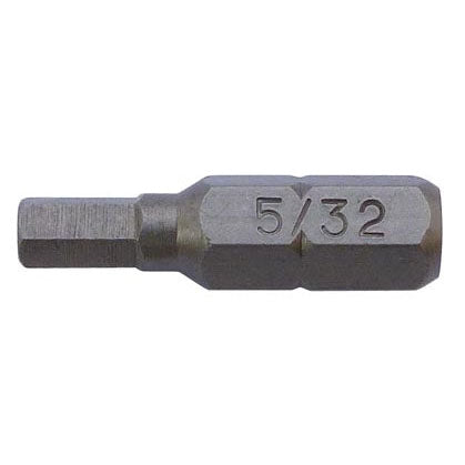 Alfa Tools HSB15840 5/32 X 1 X 1/4 HEX ALLEN BIT - Std Qty Pack 25