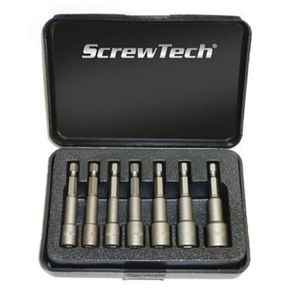 Alfa Tools HSN666W3 7PC MAGNETIC NUT SETTER SET 2-9/16" OVERALL