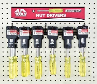Alfa Tools ND191H 7/16 NUT DRIVER WITH HANGER