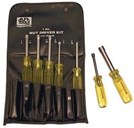 Alfa Tools ND195 7PC NUT DRIVER SET POUCHED