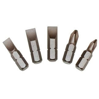Alfa Tools SCDM100 1/4X8 MAGNETIC DRIVER STAINLESS STEEL SHAFT WITH 5 BITS - Std Qty Pack 12