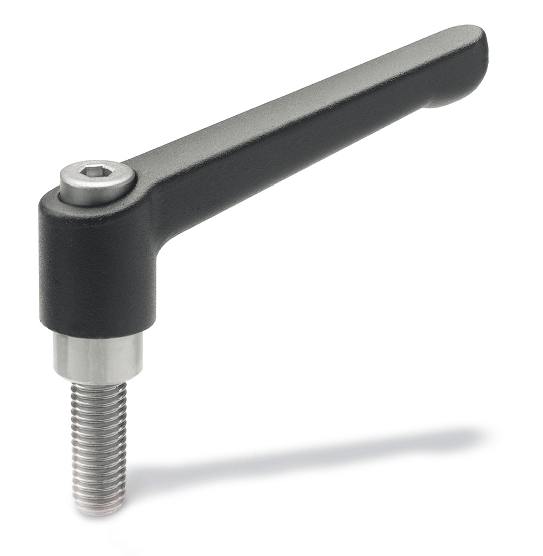 JW WINCO WN300.1-92-1/2X13-45 ADJUSTABLE LEVER PLASTIC - 8T45S36K