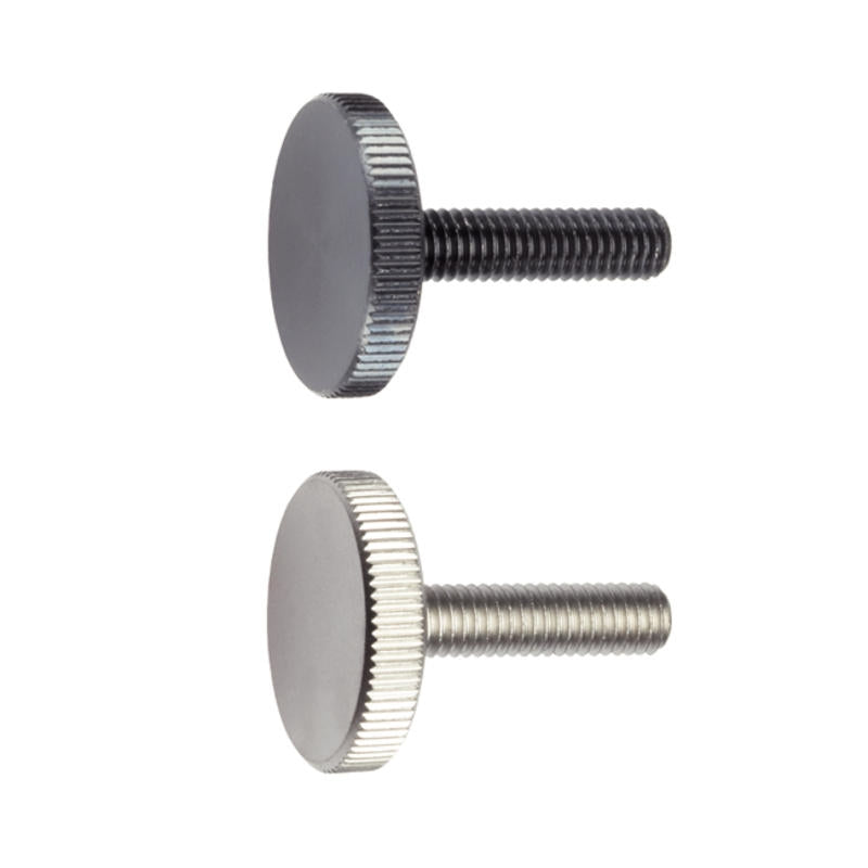 Flat Knurled Thumb Screw - 24770.0152