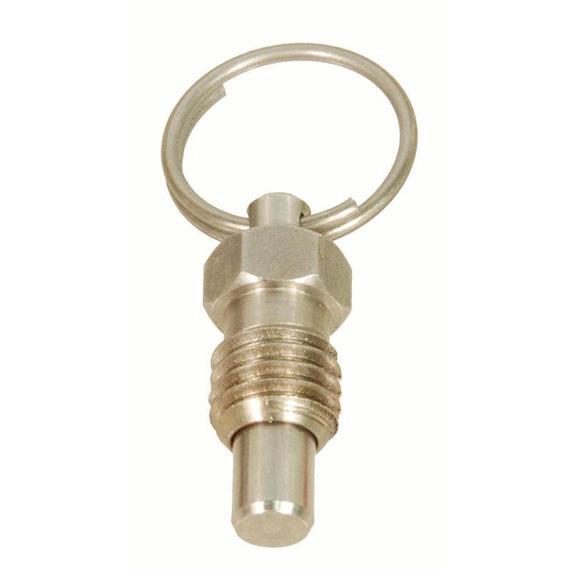 NORTHWESTERN TOOLS 33702 Hand Retractable Plungers - Pull Ring - Short - Non-Locking Plungers - Steel, End Force: 0.50 Initial x 2.0 Full