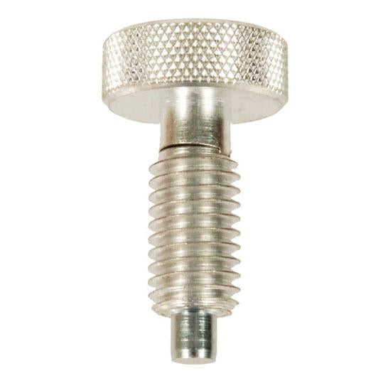 NORTHWESTERN TOOLS 34136 Hand Retractable Plungers - Knurled Head Plungers - Non-Locking - Stainless Steel - Light Pressure, End Force: 0.75 Initial x 3.0 Full